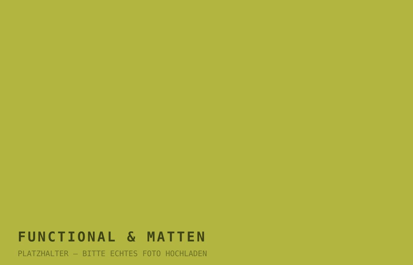 Functional-Fläche mit Matten und Kleingeräten